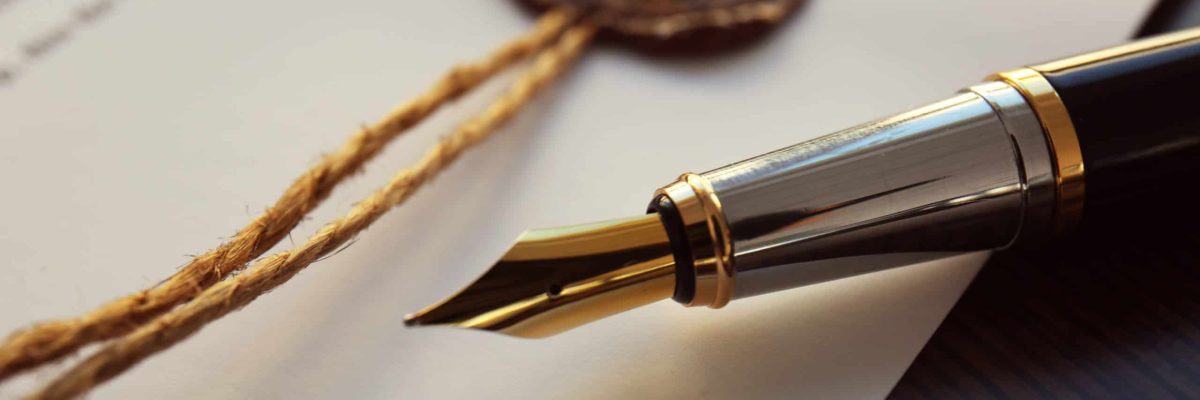 צוואה חתומה בעט נובע